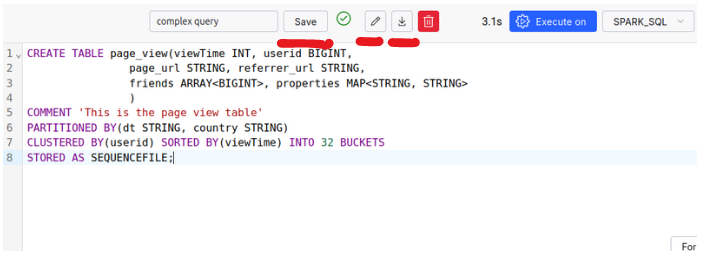 SQL Editor's saving / import / export functionality